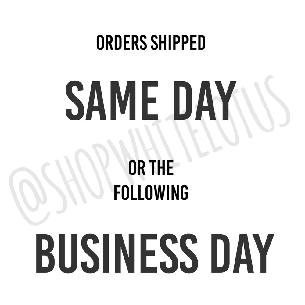 SHIPPING INFO